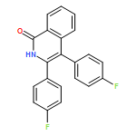 1(2H)-Isoquinolinone, 3,4-bis(4-fluorophenyl)-