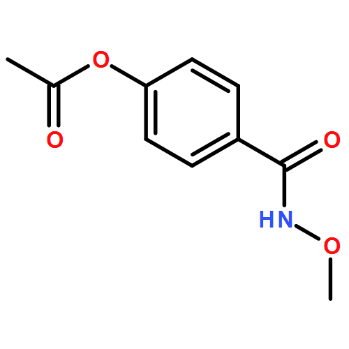 Benzamide, 4-(acetyloxy)-N-methoxy-