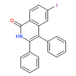 1(2H)-Isoquinolinone, 6-iodo-3,4-diphenyl-