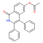 1(2H)-Isoquinolinone, 6-(acetyloxy)-3,4-diphenyl-