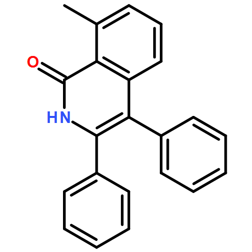 1(2H)-Isoquinolinone, 8-methyl-3,4-diphenyl-