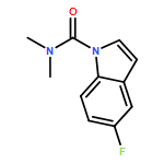 1H-Indole-1-carboxamide, 5-fluoro-N,N-dimethyl-