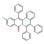 8H-Dibenzo[a,g]quinolizin-8-one, 11-chloro-5,6,13-triphenyl-