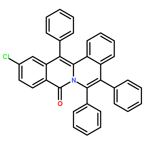 8H-Dibenzo[a,g]quinolizin-8-one, 11-chloro-5,6,13-triphenyl-