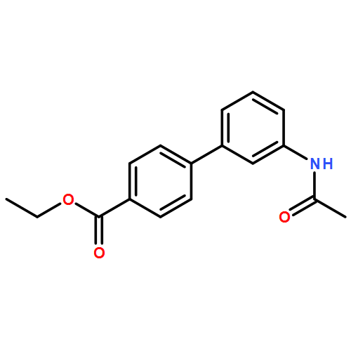 [1,1'-Biphenyl]-4-carboxylic acid, 3'-(acetylamino)-, ethyl ester