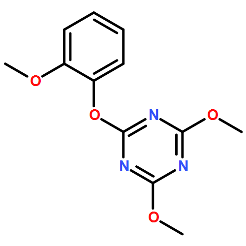 1,3,5-Triazine, 2,4-dimethoxy-6-(2-methoxyphenoxy)-