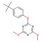 1,3,5-Triazine, 2-[4-(1,1-dimethylethyl)phenoxy]-4,6-dimethoxy-