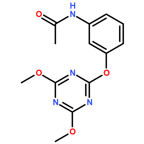 Acetamide, N-[3-[(4,6-dimethoxy-1,3,5-triazin-2-yl)oxy]phenyl]-