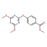 Benzoic acid, 4-[(4,6-dimethoxy-1,3,5-triazin-2-yl)oxy]-, methyl ester