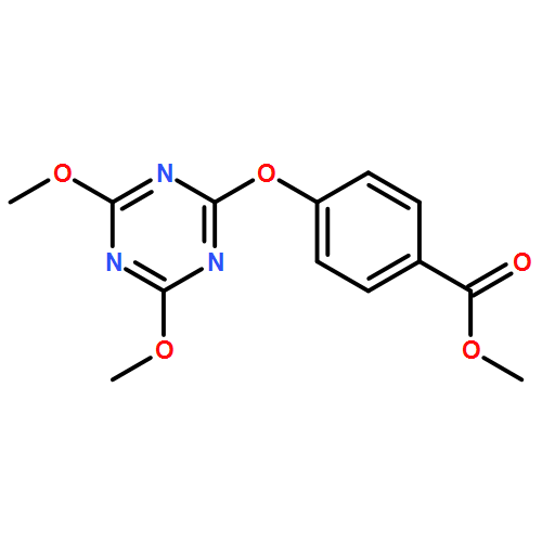 Benzoic acid, 4-[(4,6-dimethoxy-1,3,5-triazin-2-yl)oxy]-, methyl ester