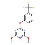 1,3,5-Triazine, 2,4-dimethoxy-6-[3-(trifluoromethyl)phenoxy]-