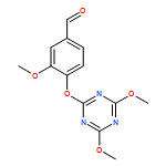 Benzaldehyde, 4-[(4,6-dimethoxy-1,3,5-triazin-2-yl)oxy]-3-methoxy-