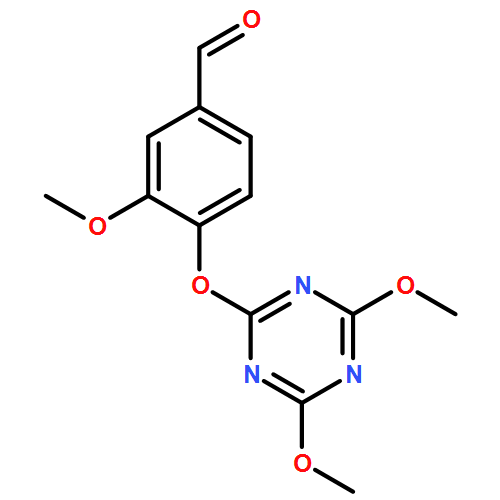 Benzaldehyde, 4-[(4,6-dimethoxy-1,3,5-triazin-2-yl)oxy]-3-methoxy-