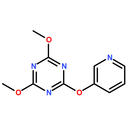 1,3,5-Triazine, 2,4-dimethoxy-6-(3-pyridinyloxy)-