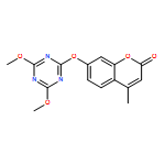 2H-1-Benzopyran-2-one, 7-[(4,6-dimethoxy-1,3,5-triazin-2-yl)oxy]-4-methyl-