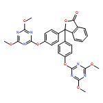 1(3H)-Isobenzofuranone, 3,3-bis[4-[(4,6-dimethoxy-1,3,5-triazin-2-yl)oxy]phenyl]-