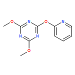 1,3,5-Triazine, 2,4-dimethoxy-6-(2-pyridinyloxy)-