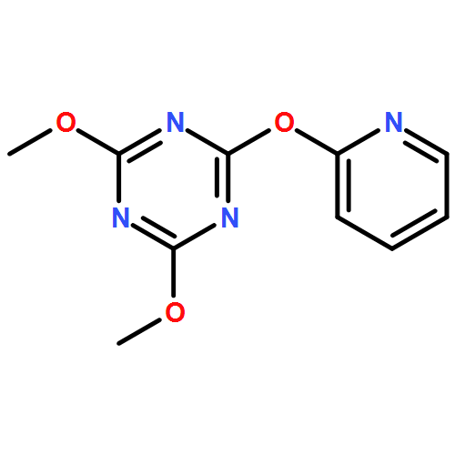 1,3,5-Triazine, 2,4-dimethoxy-6-(2-pyridinyloxy)-