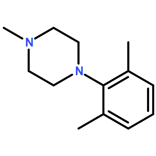 Piperazine, 1-(2,6-dimethylphenyl)-4-methyl-