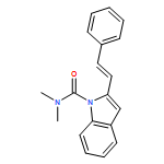 1H-Indole-1-carboxamide, N,N-dimethyl-2-[(1E)-2-phenylethenyl]-