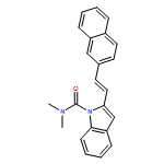 1H-Indole-1-carboxamide, N,N-dimethyl-2-[(1E)-2-(2-naphthalenyl)ethenyl]-