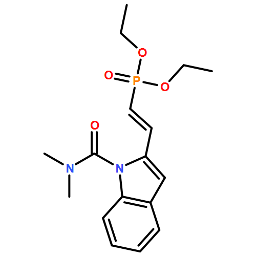 Phosphonic acid, P-[(1E)-2-[1-[(dimethylamino)carbonyl]-1H-indol-2-yl]ethenyl]-, diethyl ester