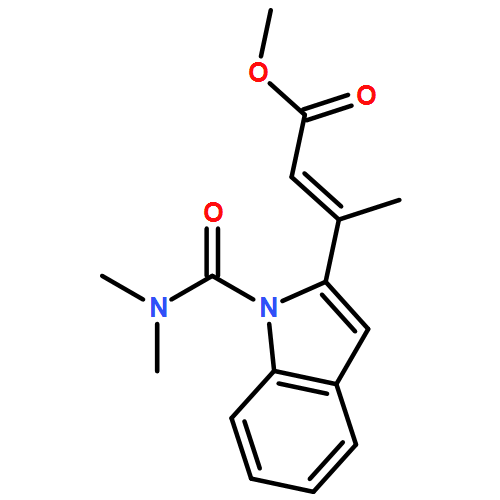 2-Butenoic acid, 3-[1-[(dimethylamino)carbonyl]-1H-indol-2-yl]-, methyl ester, (2E)-