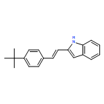 1H-Indole, 2-[(1E)-2-[4-(1,1-dimethylethyl)phenyl]ethenyl]-