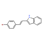 1H-Indole, 2-[(1E)-2-(4-bromophenyl)ethenyl]-