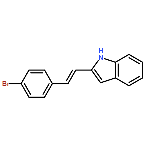 1H-Indole, 2-[(1E)-2-(4-bromophenyl)ethenyl]-