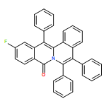 8H-Dibenzo[a,g]quinolizin-8-one, 11-fluoro-5,6,13-triphenyl-