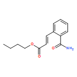 2-Propenoic acid, 3-[2-(aminocarbonyl)phenyl]-, butyl ester, (2E)-