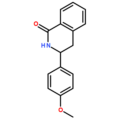 1(2H)-Isoquinolinone, 3,4-dihydro-3-(4-methoxyphenyl)-