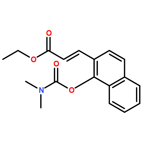 2-Propenoic acid, 3-[1-[[(dimethylamino)carbonyl]oxy]-2-naphthalenyl]-, ethyl ester, (2E)-