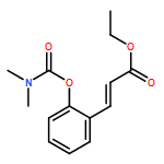 2-Propenoic acid, 3-[2-[[(dimethylamino)carbonyl]oxy]phenyl]-, ethyl ester, (2E)-