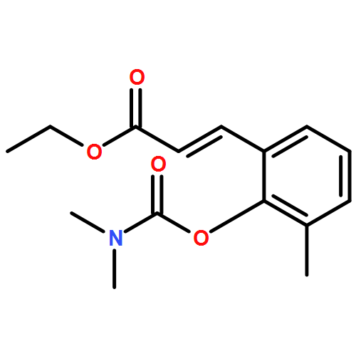 2-Propenoic acid, 3-[2-[[(dimethylamino)carbonyl]oxy]-3-methylphenyl]-, ethyl ester, (2E)-