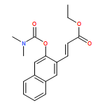 2-Propenoic acid, 3-[3-[[(dimethylamino)carbonyl]oxy]-2-naphthalenyl]-, ethyl ester, (2E)-