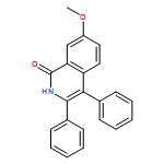 1(2H)-Isoquinolinone, 7-methoxy-3,4-diphenyl-