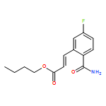 2-Propenoic acid, 3-[2-(aminocarbonyl)-5-fluorophenyl]-, butyl ester, (2E)-