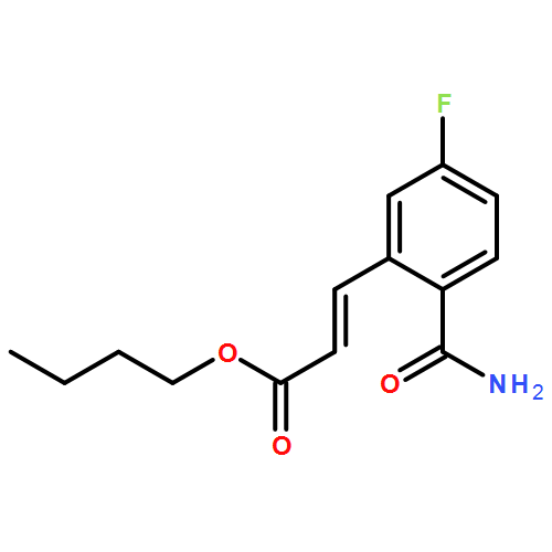 2-Propenoic acid, 3-[2-(aminocarbonyl)-5-fluorophenyl]-, butyl ester, (2E)-