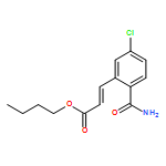 2-Propenoic acid, 3-[2-(aminocarbonyl)-5-chlorophenyl]-, butyl ester, (2E)-