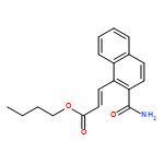 2-Propenoic acid, 3-[2-(aminocarbonyl)-1-naphthalenyl]-, butyl ester, (2E)-