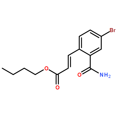 2-Propenoic acid, 3-[2-(aminocarbonyl)-4-bromophenyl]-, butyl ester, (2E)-