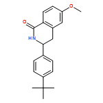 1(2H)-Isoquinolinone, 3-[4-(1,1-dimethylethyl)phenyl]-3,4-dihydro-6-methoxy-