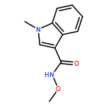 1H-Indole-3-carboxamide, N-methoxy-1-methyl-