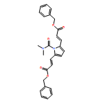 2-Propenoic acid, 3,3'-[1-[(dimethylamino)carbonyl]-1H-pyrrole-2,5-diyl]bis-, 1,1'-bis(phenylmethyl) ester, (2E,2'E)-