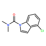 1H-Indole-1-carboxamide, 4-chloro-N,N-dimethyl-