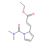 2-Propenoic acid, 3-[1-[(dimethylamino)carbonyl]-1H-pyrrol-2-yl]-, ethyl ester, (2E)-