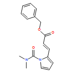 2-Propenoic acid, 3-[1-[(dimethylamino)carbonyl]-1H-pyrrol-2-yl]-, phenylmethyl ester, (2E)-