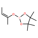 1,3,2-Dioxaborolane, 4,4,5,5-tetramethyl-2-[[(1Z)-1-methyl-1-propen-1-yl]oxy]-